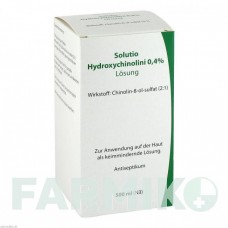 СОЛЮЦИО ГИДРОКСИХИН (SOLUTIO HYDROXYCHIN) 0,4% раствор 500 мл - Оксихинолин LEYH-PHARMA