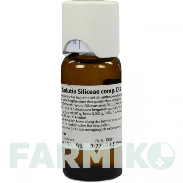 СОЛЮЦИО СИЛИЦЕА (SOLUTIO SILICEAE) D 3 раствор 50 мл - Гомеопатия WELEDA