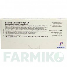 СОЛЮЦИО СИЛИЦЕА (SOLUTIO SILICEAE) D 6 ампулы 8x1 мл - Гомеопатия WELEDA