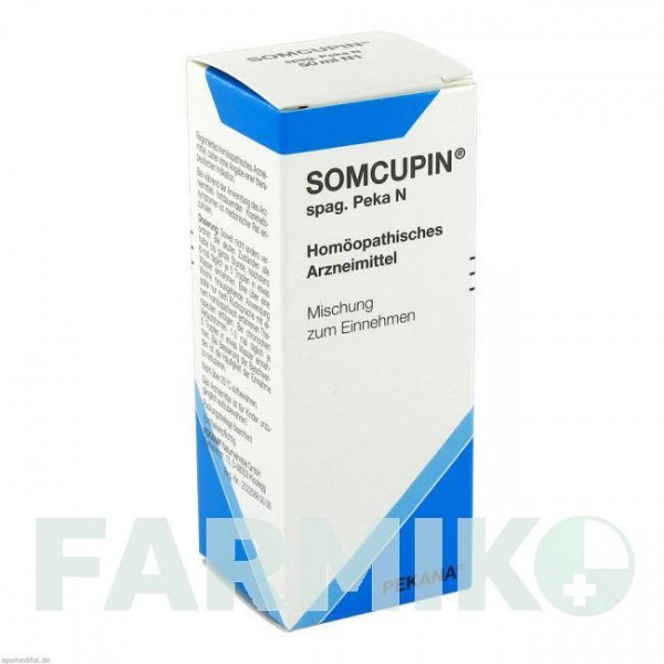 СОМКУПИН (SOMCUPIN) капли 50 мл - Гомеопатия PEKANA NATURHEILMITTEL