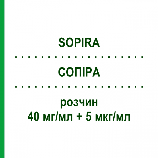 СОПИРА (SOPIRA) 40 мг/мл + 5 мкг/мл раствор 50x1,7 мл - Артикаин, Другое KULZER