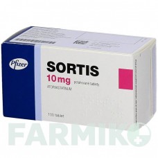 СОРТИС (SORTIS) 10 мг таблетки 100 шт - Аторвастатин EMRA-MED
