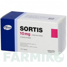 СОРТИС (SORTIS) 10 мг таблетки 50 шт - Аторвастатин EURIMPHARM