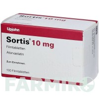 СОРТИС (SORTIS) 10 мг таблетки 100 шт - Аторвастатин ORIFARM