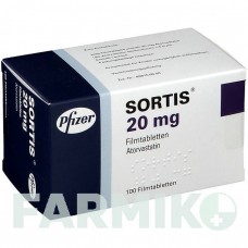 СОРТИС (SORTIS) 20 мг таблетки 100 шт - Аторвастатин ORIFARM