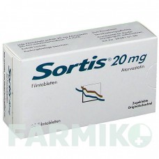 СОРТИС (SORTIS) 20 мг таблетки 50 шт - Аторвастатин VIATRIS