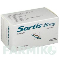 СОРТИС (SORTIS) 20 мг таблетки 100 шт - Аторвастатин VIATRIS