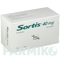 СОРТІС (SORTIS) 40 мг таблетки 100 шт - Аторвастатин ABACUS MEDICINE