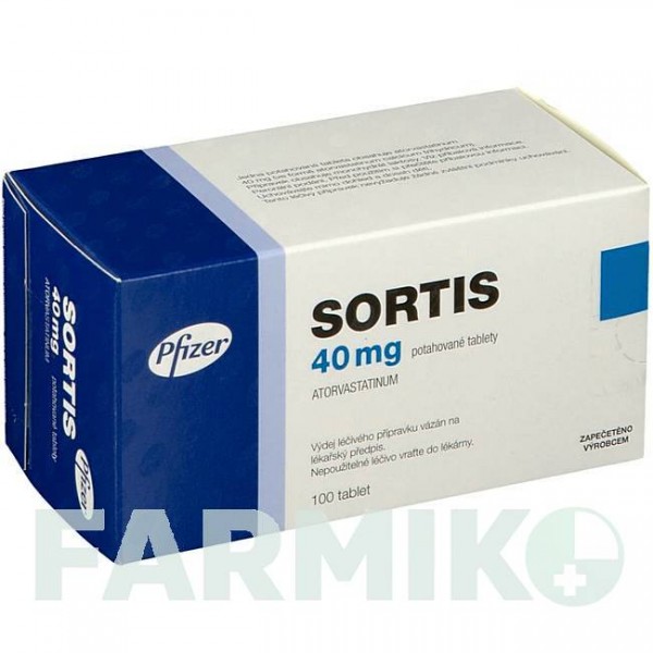 СОРТИС (SORTIS) 40 мг таблетки 100 шт - Аторвастатин ALLOMEDIC