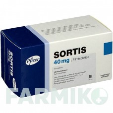 СОРТИС (SORTIS) 40 мг таблетки 100 шт - Аторвастатин KOHLPHARMA