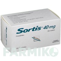 СОРТИС (SORTIS) 40 мг таблетки 100 шт - Аторвастатин VIATRIS