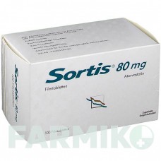 СОРТИС (SORTIS) 80 мг таблетки 100 шт - Аторвастатин VIATRIS