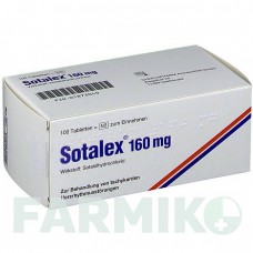 СОТАЛЕКС (SOTALEX) 160 мг таблетки 100 шт - Соталол CHEPLAPHARM