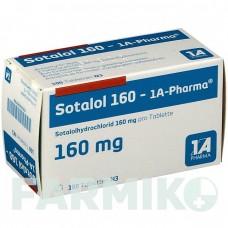 СОТАЛОЛ (SOTALOL) 160 таблетки 100 шт - Соталол 1 A PHARMA