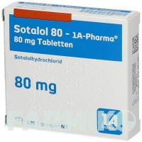 СОТАЛОЛ (SOTALOL) 80 таблетки 100 шт - Соталол 1 A PHARMA