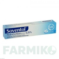 СОВЕНТОЛ (SOVENTOL) 0,25% крем 50 г - Гидрокортизон MEDICE PUTTER