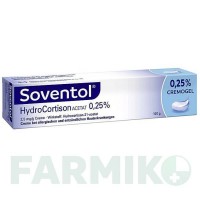 СОВЕНТОЛ (SOVENTOL) 0,25% крем 100 г - Гидрокортизон MEDICE PUTTER