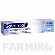 СОВЕНТОЛ (SOVENTOL) 0,25% крем 100 г - Гідрокортизон MEDICE PUTTER