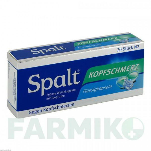 СПАЛТ (SPALT) капсулы 20 шт - Ибупрофен PHARMASGP