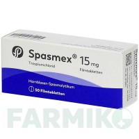СПАЗМЕКС (SPASMEX) 15 таблетки 50 шт - Троспиум DR.PFLEGER