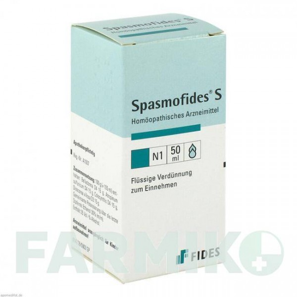 СПАСМОФІДЕС (SPASMOFIDES) краплі 50 мл - Гомеопатія BIOLOGISCHE HEILMITTEL HEEL
