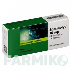 СПАЗМОЛИТ (SPASMOLYT) 10 мг таблетки 30 шт - Троспиум MEDA PHARMA