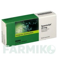 СПАЗМОЛІТ (SPASMOLYT) 20 мг таблетки 30 шт - Троспіум MEDA PHARMA