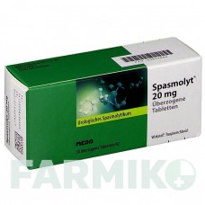 СПАЗМОЛИТ (SPASMOLYT) 20 мг таблетки 50 шт - Троспиум MEDA PHARMA