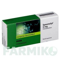 СПАЗМОЛІТ (SPASMOLYT) 5 мг таблетки 30 шт - Троспіум MEDA PHARMA