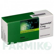 СПАЗМОЛИТ (SPASMOLYT) 5 мг таблетки 50 шт - Троспиум MEDA PHARMA