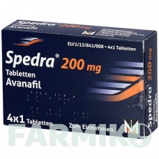 СПЕДРА (SPEDRA) 200 мг таблетки 8 шт - Аванафил ABACUS MEDICINE