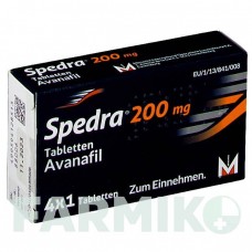 СПЕДРА (SPEDRA) 200 мг таблетки 4 шт - Аванафил BERLIN-CHEMIE