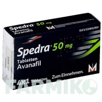 СПЕДРА (SPEDRA) 50 мг таблетки 4 шт - Аванафіл BERLIN-CHEMIE