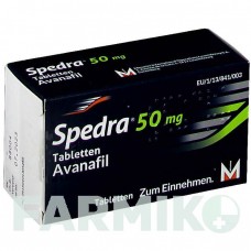 СПЕДРА (SPEDRA) 50 мг таблетки 8 шт - Аванафил BERLIN-CHEMIE