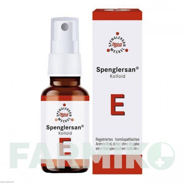 СПЕНГЛЕРСАН (SPENGLERSAN) растирание 20 мл - Гомеопатия SPENGLERSAN