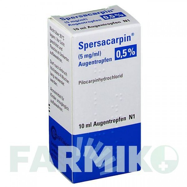 СПЕРСАКАРПИН (SPERSACARPIN) 0,5% капли 10 мл - Пилокарпин OMNIVISION