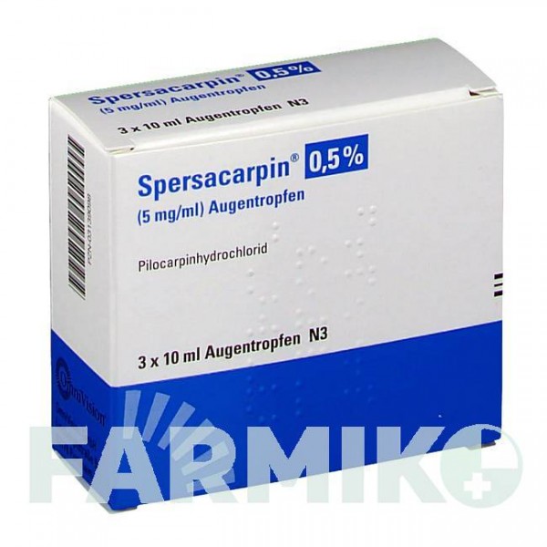 СПЕРСАКАРПИН (SPERSACARPIN) 0,5% капли 3x10 мл - Пилокарпин OMNIVISION