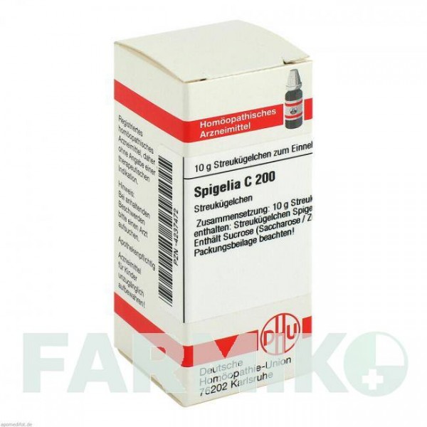 СПИГЕЛИЯ (SPIGELIA) C 200 глобули 10 г - Гомеопатия DHU