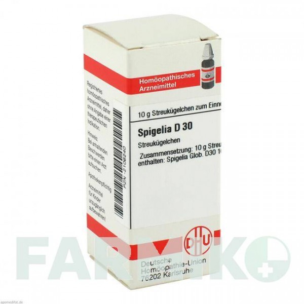СПИГЕЛИЯ (SPIGELIA) D 30 глобули 10 г - Гомеопатия DHU
