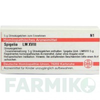СПИГЕЛИЯ (SPIGELIA) LM XVIII глобули 5 г - Гомеопатия DHU