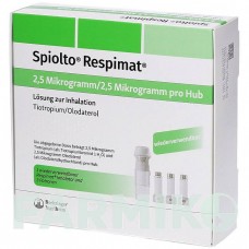 СПІОЛТО (SPIOLTO) 2,5 мкг/2,5 мкг доз розчин 3x4,0 мл - Олодатерол, Тіотропію бромід ABACUS MEDICINE
