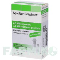 СПІОЛТО (SPIOLTO) 2,5 мкг/2,5 мкг доз розчин 1x4,0 мл - Олодатерол, Тіотропію бромід ACA MULLER-ADAG PHARMA