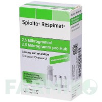 СПІОЛТО (SPIOLTO) 2,5 мкг/2,5 мкг доз розчин 3x4,0 мл - Олодатерол, Тіотропію бромід ACA MULLER-ADAG PHARMA