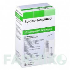 СПІОЛТО (SPIOLTO) 2,5 мкг/2,5 мкг доз розчин 1x4,0 мл - Олодатерол, Тіотропію бромід EMRA-MED