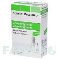 СПІОЛТО (SPIOLTO) 2,5 мкг/2,5 мкг доз розчин 3x4,0 мл - Олодатерол, Тіотропію бромід FD PHARMA