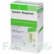 СПІОЛТО (SPIOLTO) 2,5 мкг/2,5 мкг доз розчин 1x4,0 мл - Олодатерол, Тіотропію бромід KOHLPHARMA