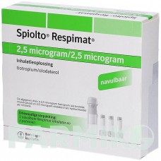 СПИОЛТО (SPIOLTO) 2,5 мкг/2,5 мкг доз раствор 3x4,0 мл - Олодатерол, Тиотропия бромид ORIFARM