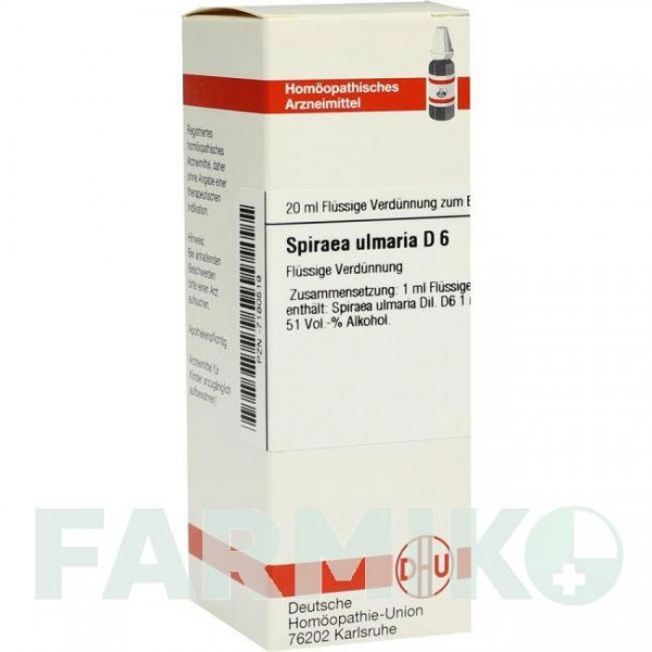 СПИРЕЯ УЛЬМАРИА (SPIRAEA ULMARIA) D 6 раствор 20 мл - Гомеопатия DHU