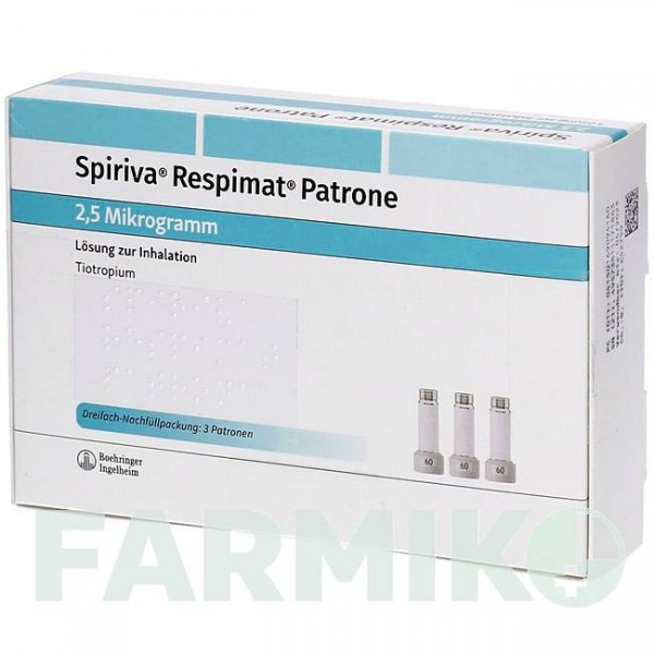 СПИРИВА (SPIRIVA) 2,5 мкг раствор 1x4,0 мл - Тиотропия бромид ABACUS MEDICINE