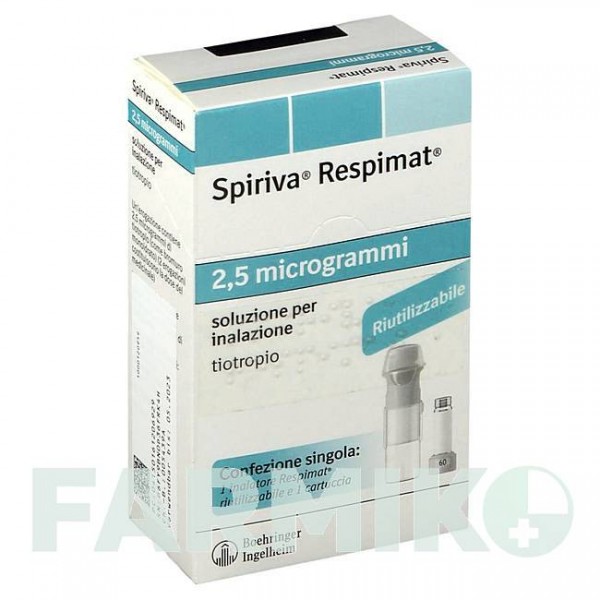 СПИРИВА (SPIRIVA) 2,5 мкг раствор 1x4,0 мл - Тиотропия бромид ORIFARM